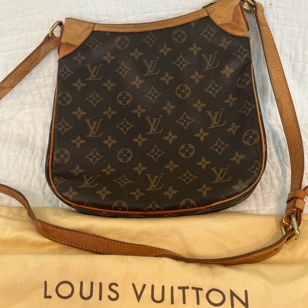 Authentic Louis Vuitton Odeon Crossbody LV Monogram Handbag